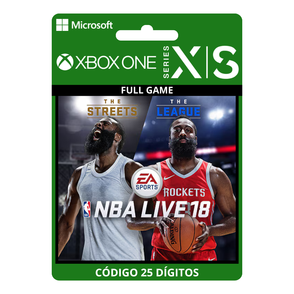 NBA LIVE 18: The One Edition Xbox One/Series X|S 25 Dígitos