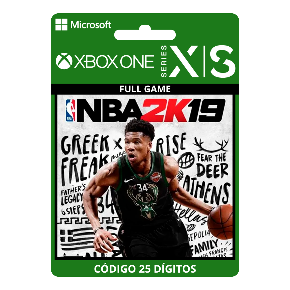 NBA 2K19 Xbox One/Series X|S 25 Dígitos