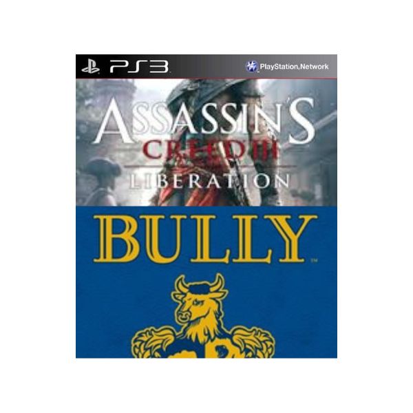 Assassins Creed Liberation + Bully Mídia Digital Ps3 Psn