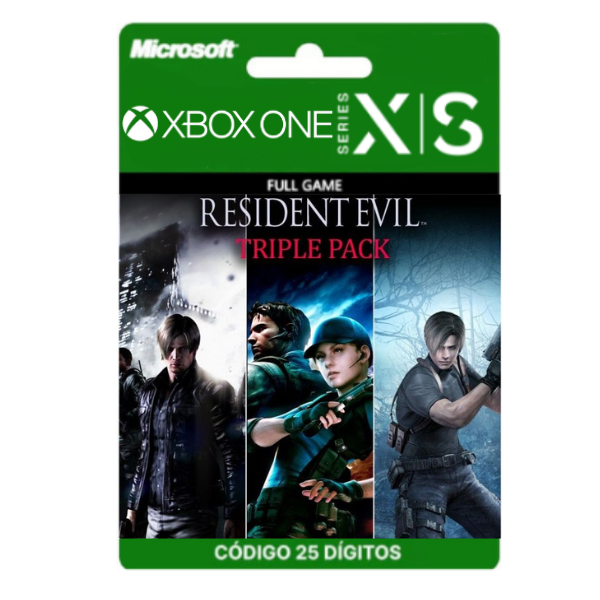Resident Evil Triple Pack Xbox One/Series X|S 25 Dígitos