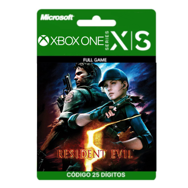 Resident Evil 5 Xbox One/Series X|S 25 Dígitos