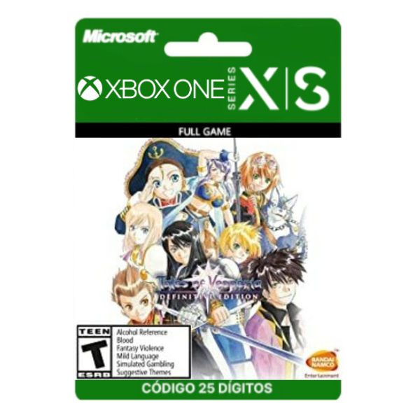 Tales of Vesperia: Definitive Edition Xbox One/Series X|S 25 Dígitos