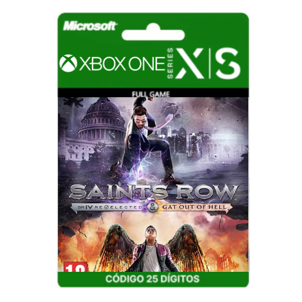 Saints Row IV Re-Elected & Gat out of Hell Xbox One/Series X|S 25 Dígitos