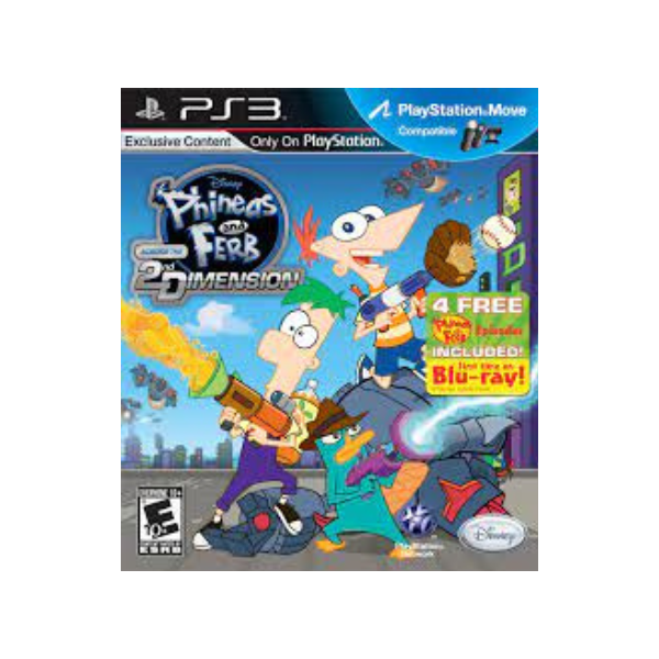 Phineas and Ferb Across the 2nd Dimension Mídia Digital Ps3 Psn