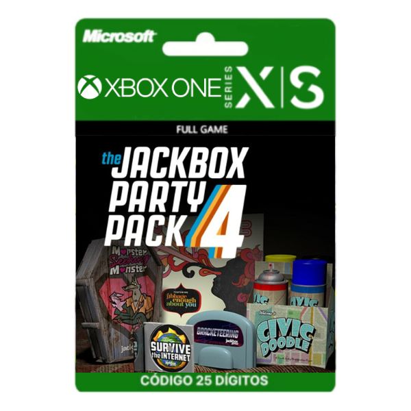 The Jackbox Party Pack 4 Xbox One/Series X|S 25 Dígitos