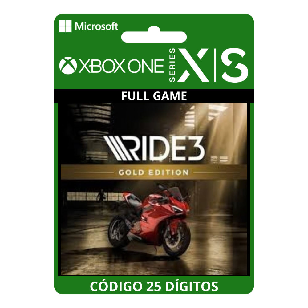 Ride 3 Gold Edition Xbox One/Series X|S 25 Dígitos