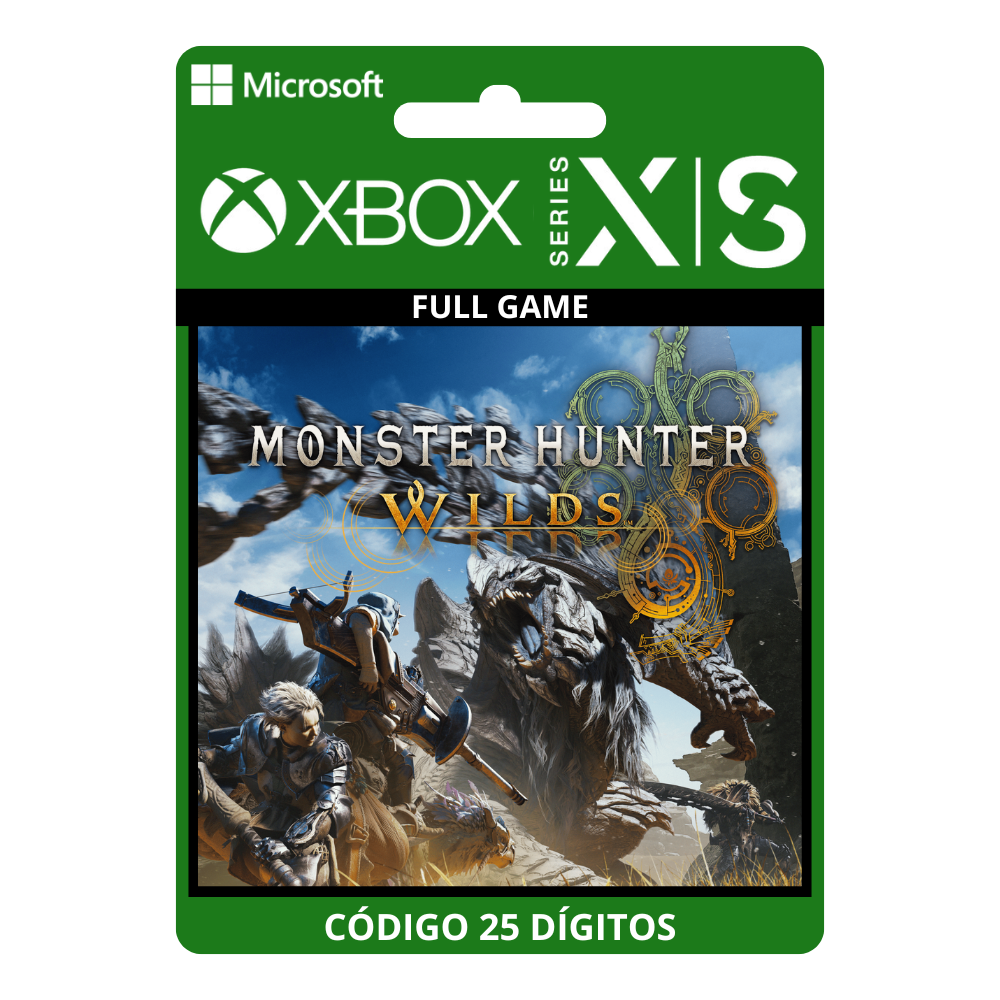 Monster Hunter Wilds Xbox Series X|S / PC - 25 Dígitos