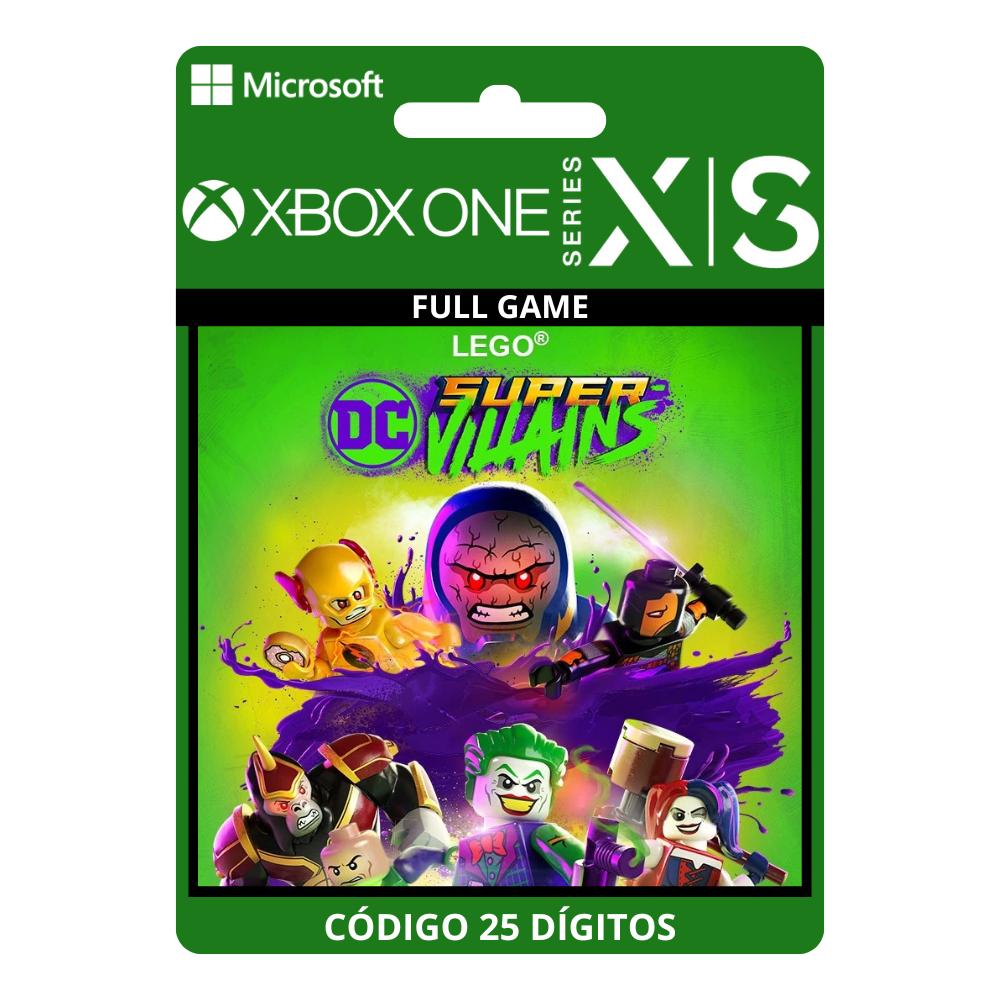 LEGO DC Super-Villains Xbox One/Series X|S 25 Dígitos