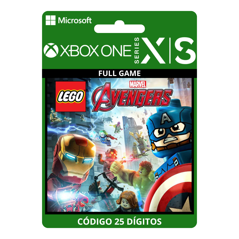 Lego Marvel Vingadores (Avengers) Xbox One/Series X|S 25 Dígitos