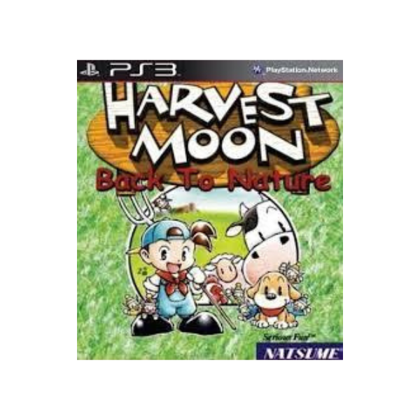 Harvest Moon Back To Nature Mídia Digital Ps3 Psn