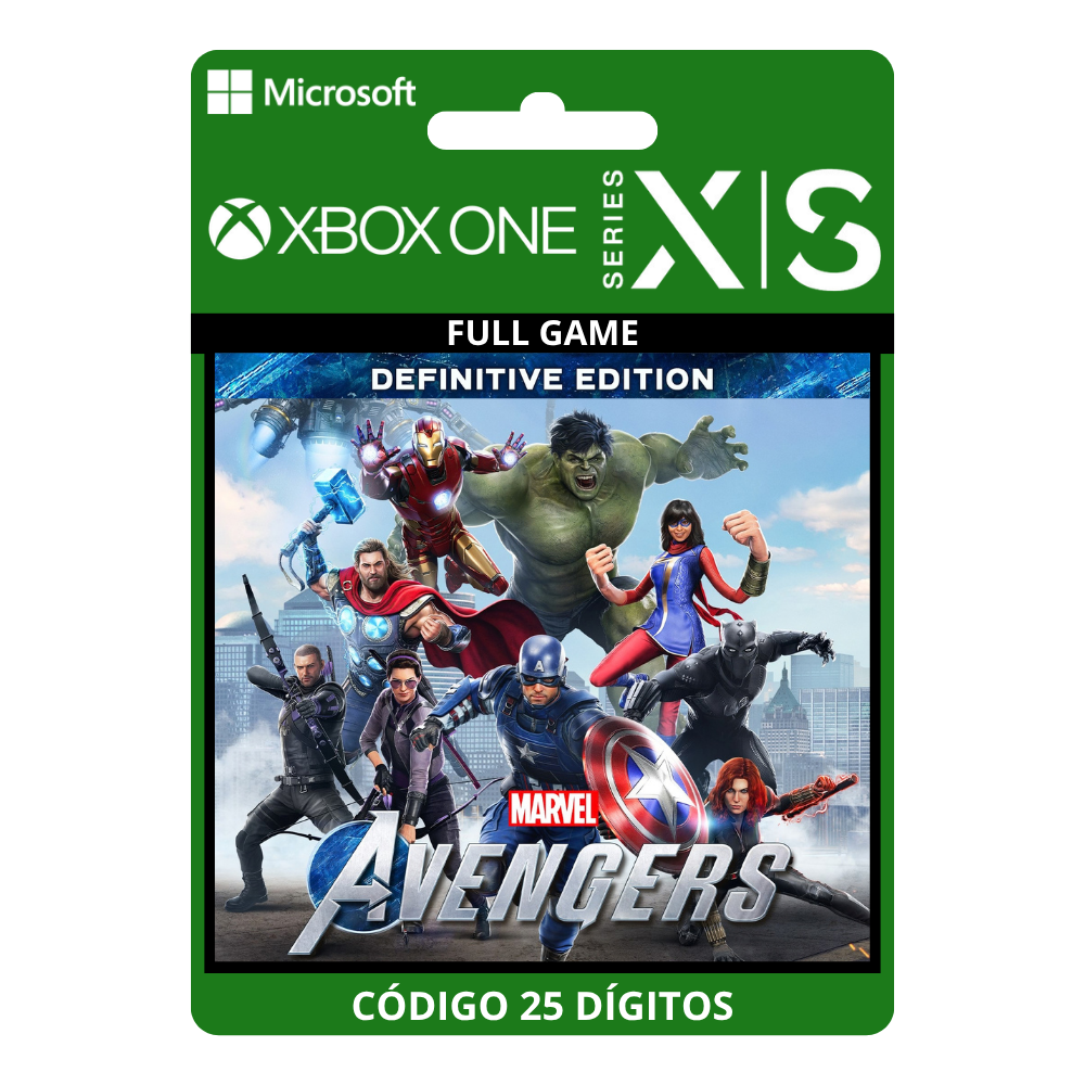 Marvel Avengers Definitive Edition Xbox One/Series X|S - 25 Dígitos