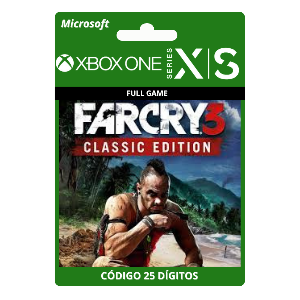 Far Cry 3 Classic Edition Xbox One/Series X|S 25 Dígitos