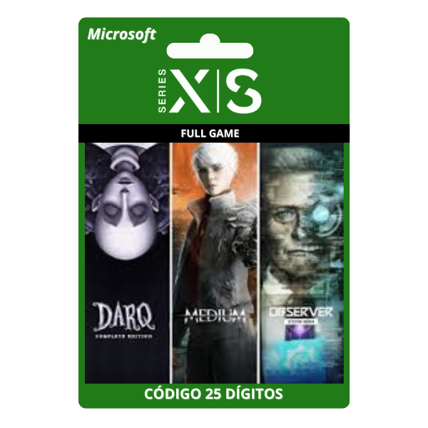 The Medium + Observer: System Redux + DARQ: Complete Edition — Bundle Xbox Series X|S 25 Dígitos