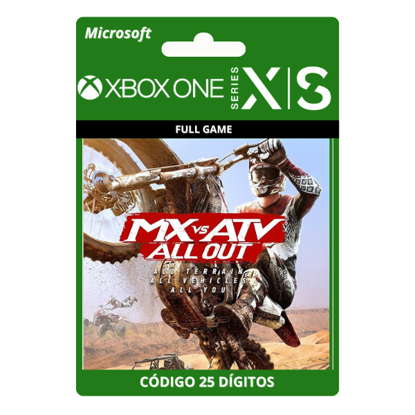 Mx Vs Atv All Out Xbox One/Series X|S 25 Dígitos