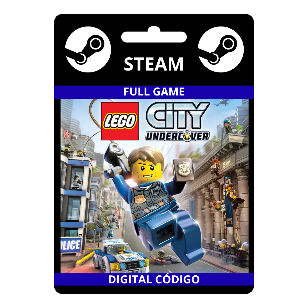 LEGO City Undercover Continues Steam Código De Resgate Digital