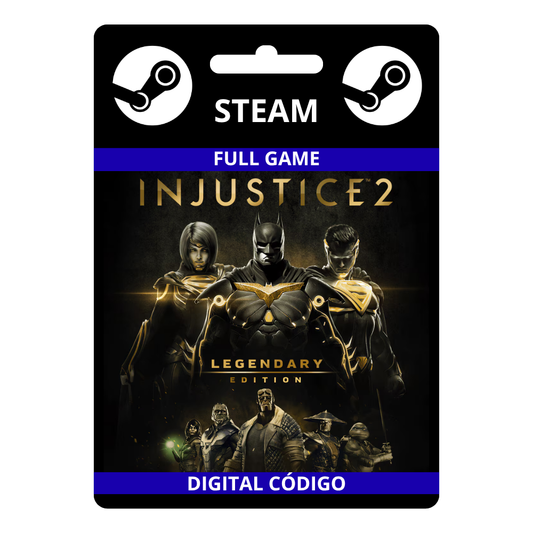 Injustice 2 Legendary Edition Steam Código De Resgate Digital