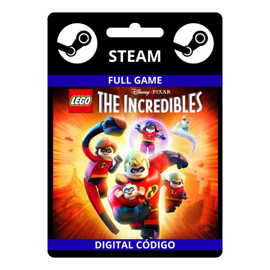 LEGO The Incredibles Steam Código De Resgate Digital - Os incríveis