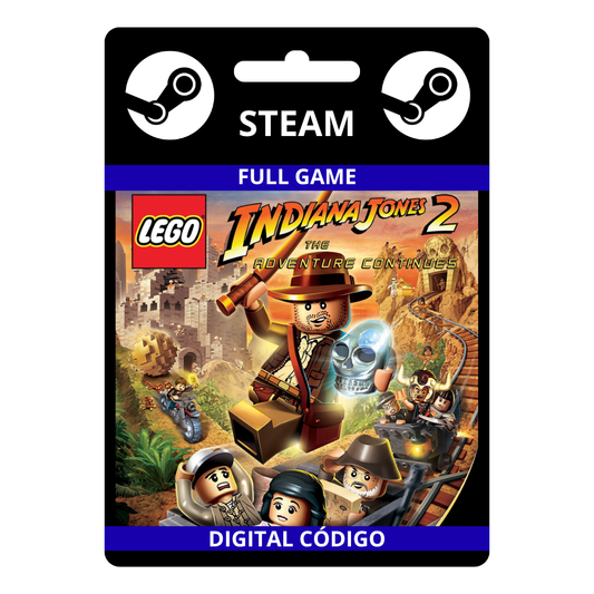 LEGO Indiana Jones 2 The Adventure Continues Steam Código De Resgate Digital