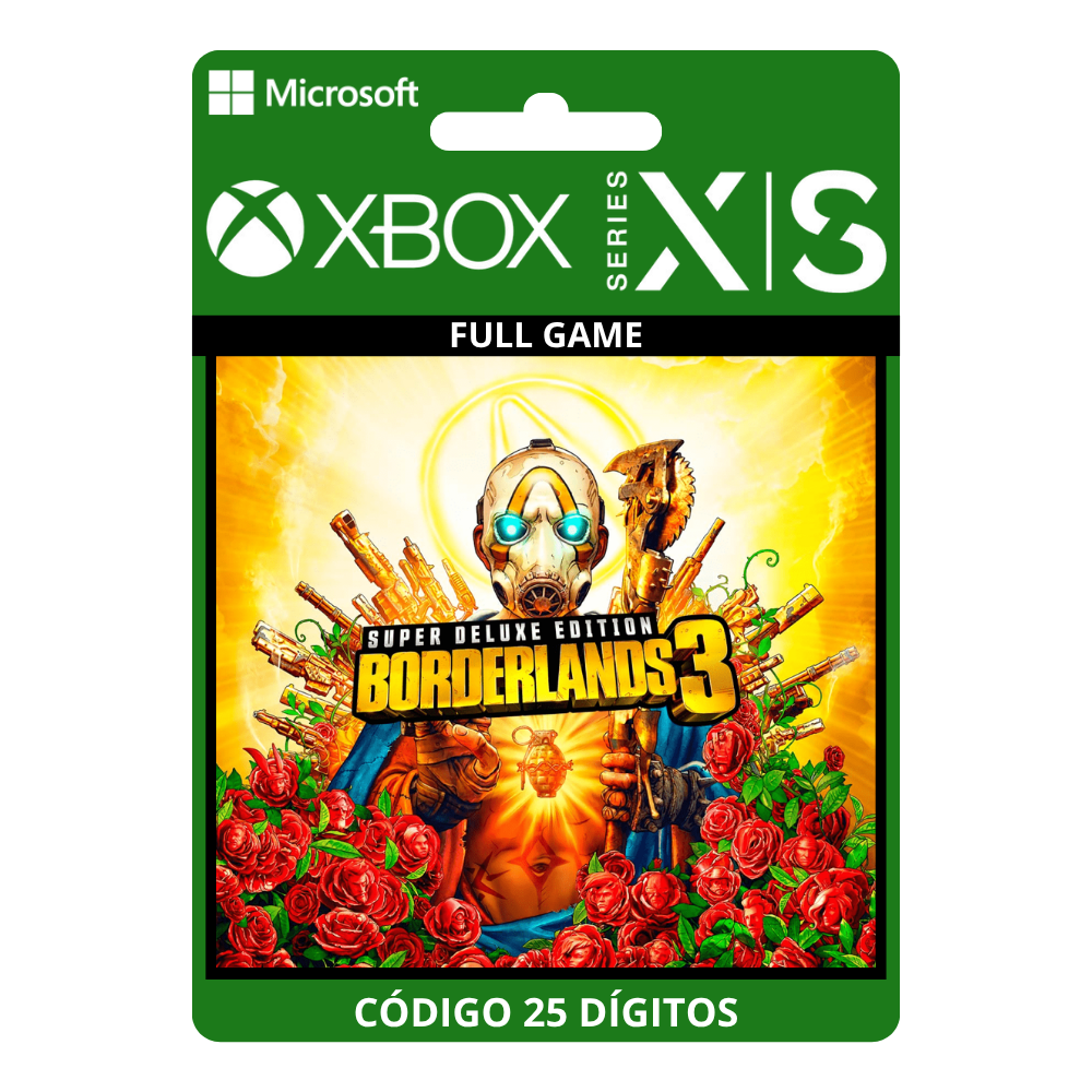 Borderlands 3 Super Deluxe Edition Xbox One/Series X|S 25 Dígitos