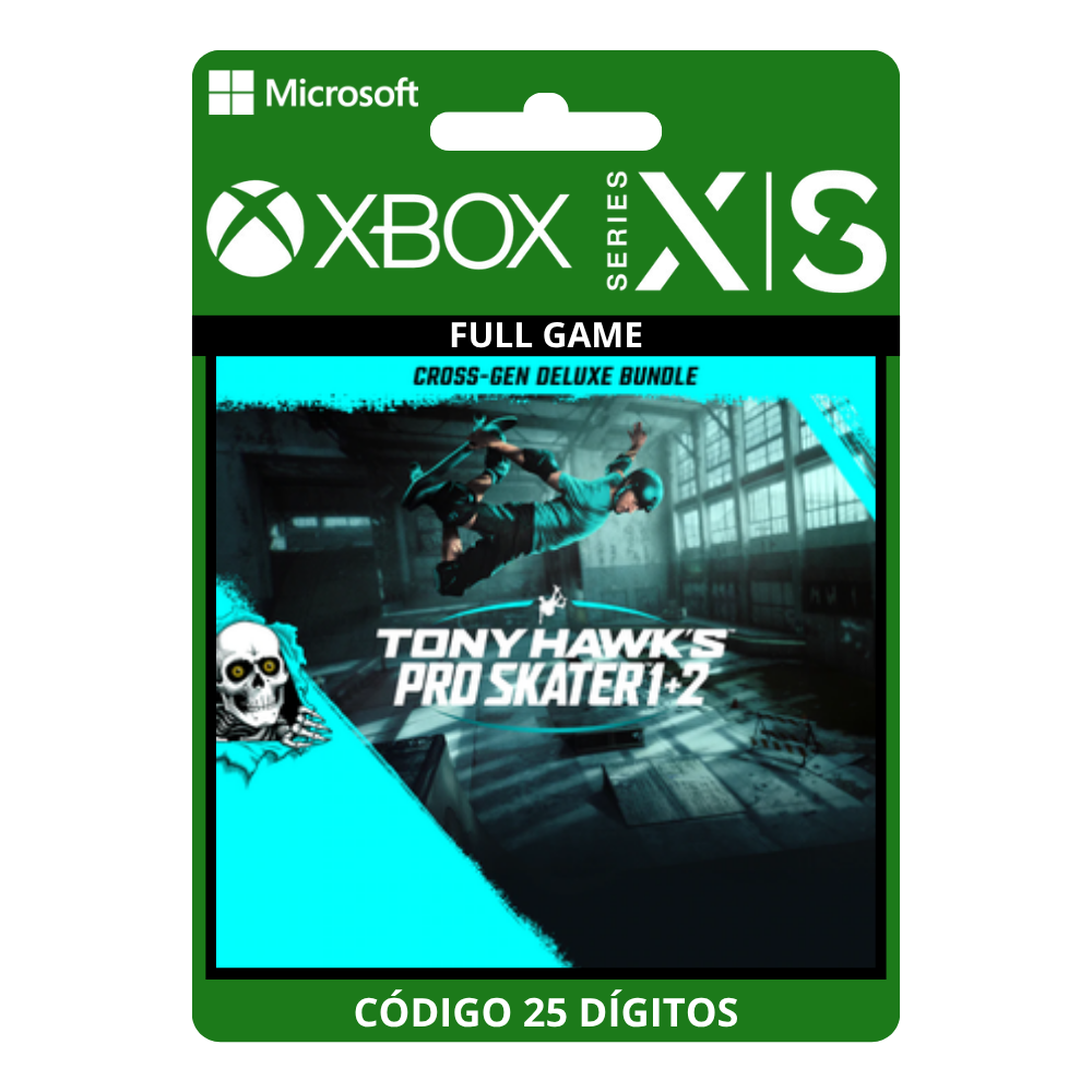 Tony Hawk's Pro Skater 1 + 2 - Cross-Gen Deluxe Bundle Xbox One/Series X|S 25 Dígitos