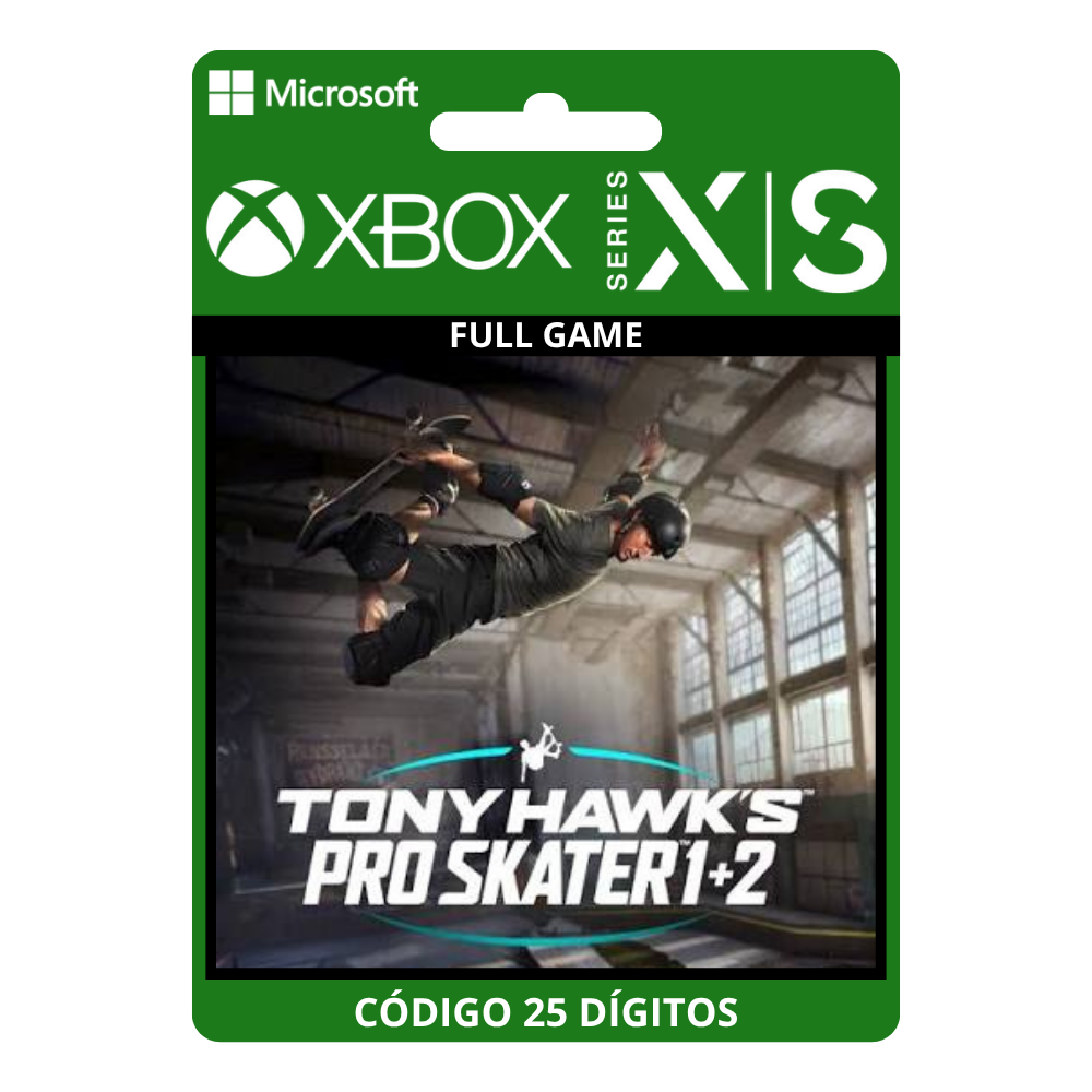 Tony Hawk's Pro Skater 1 + 2 - Xbox One/Series X|S 25 Dígitos