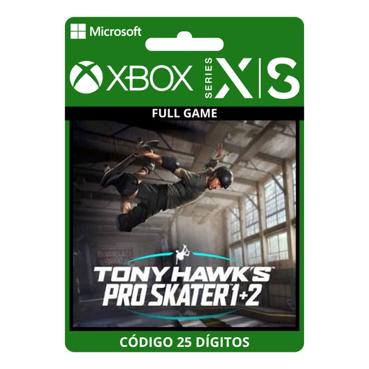 Tony Hawk's Pro Skater 1 + 2 - Xbox One/Series X|S 25 Dígitos
