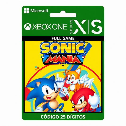 Sonic Mania Xbox One/Series X|S 25 Dígitos