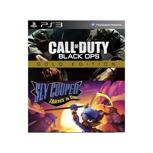 Call Of Duty Gold Edition + Sly Cooper Thieves In Time Mídia Digital Ps3 Psn