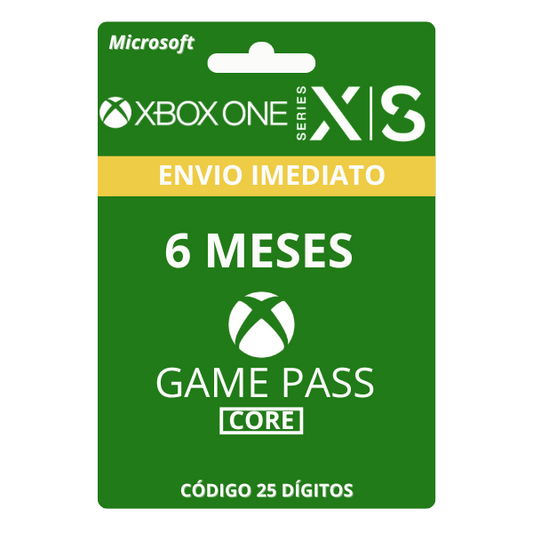 Game Pass Core 6 Meses