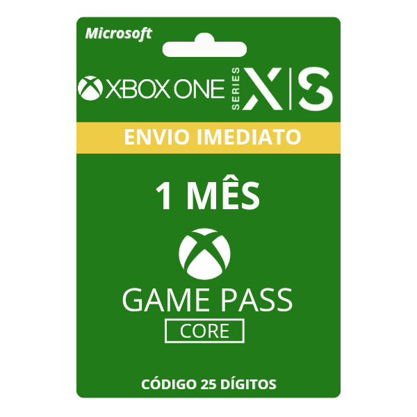 Game pass Core 1 Mês