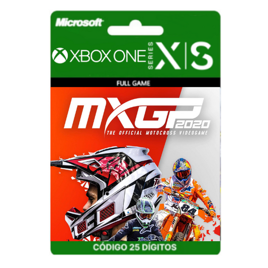 Mxgp The Official Motocross Vídeo Game 2020 Xbox One/Series X/S 25 Dígitos