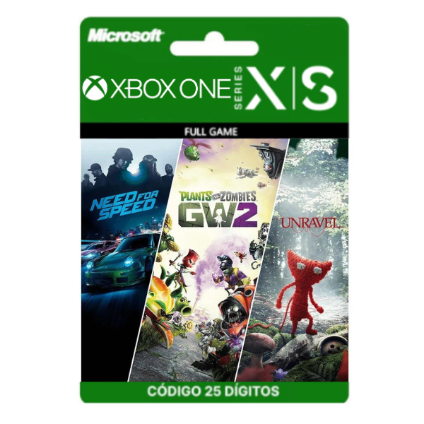 Pacote 3 Jogos EA Xbox One/Series X|S 25 Dígitos