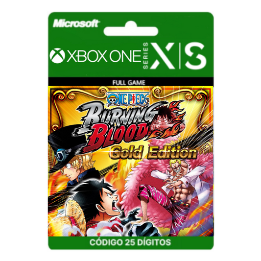 One Piece Burning Blood Gold Edition Xbox One/Series X|S 25 Dígitos