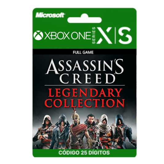 Assassins Creed Legendary Collection Xbox One/Series X|S 25 Dígitos