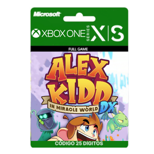 Alex Kidd in Miracle World DX Xbox One/Series X|S 25 Dígitos