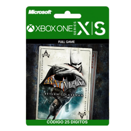 Batman: Return To Arkham Xbox One/Series X|S 25 Dígitos