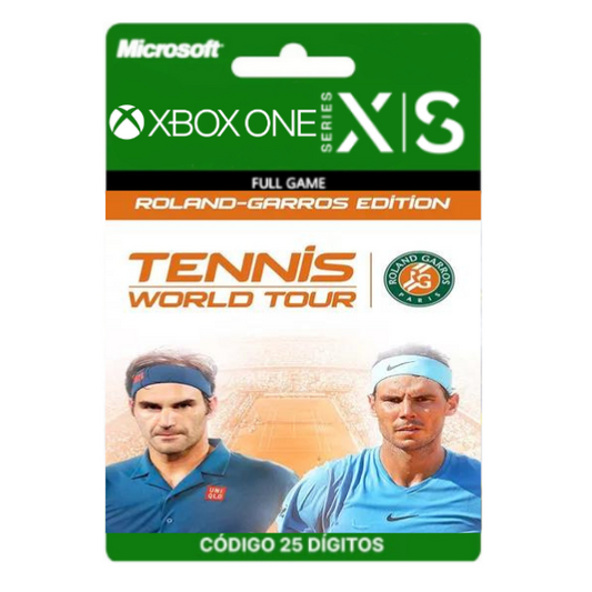 Tennis World Tour Roland Garros Edition Xbox One/Series X|S 25 Dígitos