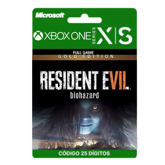Resident Evil 7 Biohazard Versão Padrão Xbox One/Series X|S 25 Dígitos