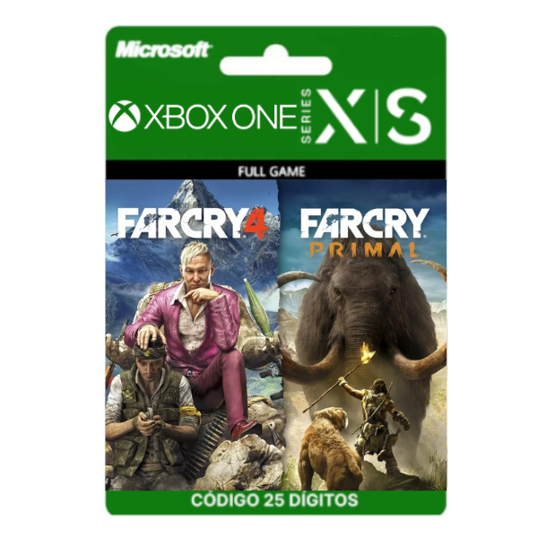 Far Cry 4 + Far Cry Primal Bundle Xbox One/Series X|S 25 Dígitos