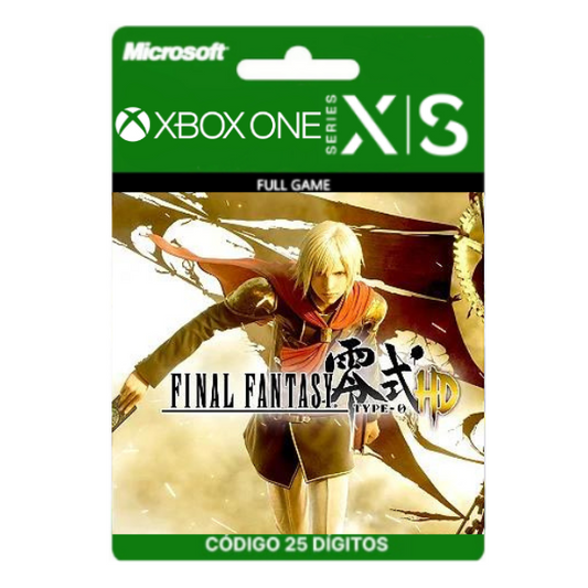 Final Fantasy Type-0 HD Xbox One/Series X|S 25 Dígitos