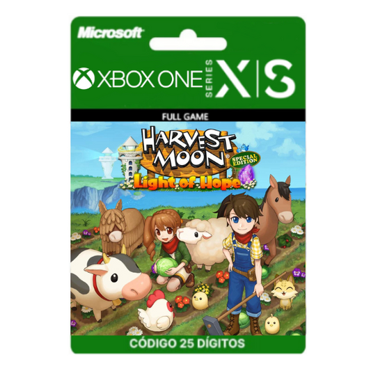 Harvest Moon Light of Hope SE Xbox One/Series X|S 25 Dígitos