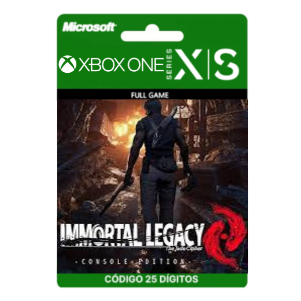 Immortal Legacy The Jade Cipher Console Edition Xbox One/Series X/S 25 Dígitos