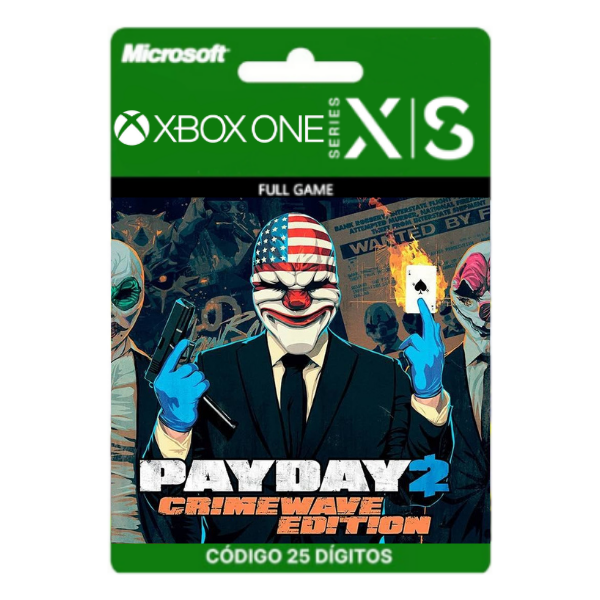 Payday 2 Crimewave Edition Xbox One/Series X|S 25 Dígitos