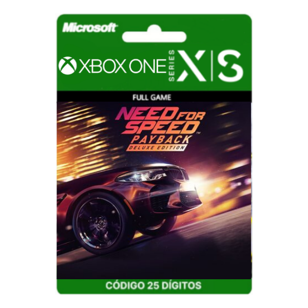 Need For Speed Payback Deluxe Edition Xbox One/Series X|S 25 Dígitos