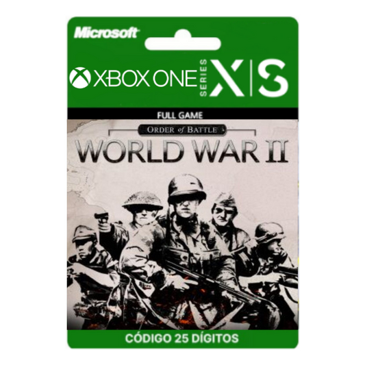 Order of Battle World War II Xbox One/Series X|S 25 Dígitos
