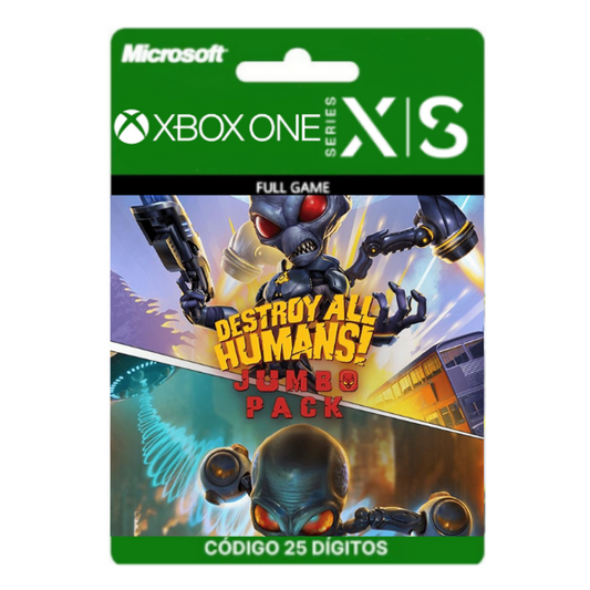 Destroy All Humans Jumbo Pack Xbox One/Series X|S 25 Dígitos