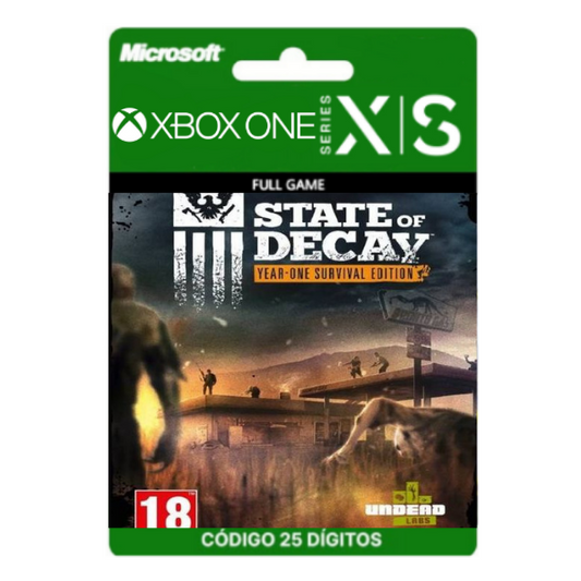 State of Decay Year-One Survival Edition Xbox One/Series X|S 25 Dígitos