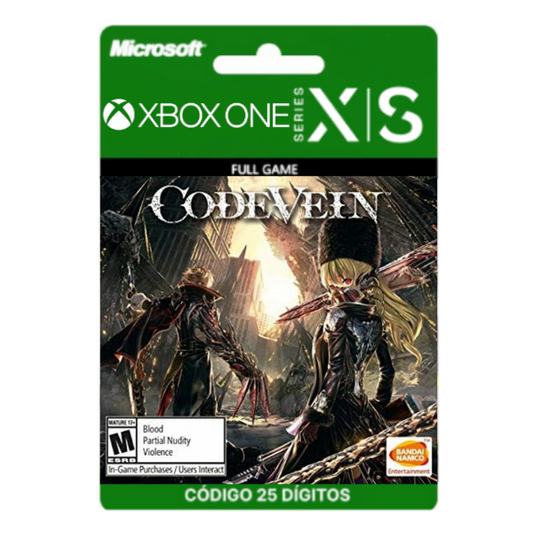Code Vein Xbox One/Series X|S 25 Dígitos