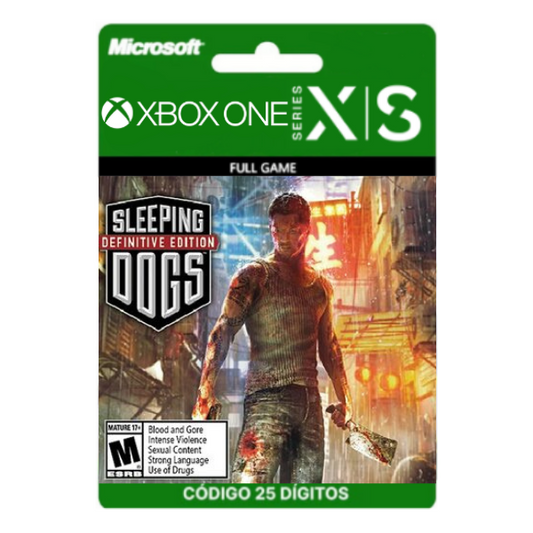 Sleeping Dogs Definitive Edition Xbox One/Series X|S 25 Dígitos