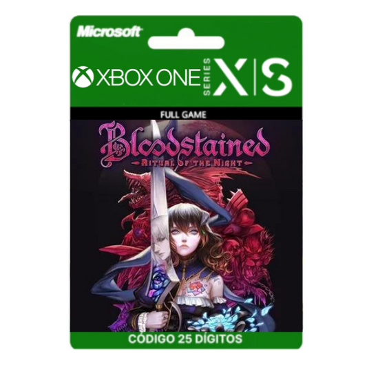 Bloodstained Ritual of the Night Xbox One/Series X|S 25 Dígitos